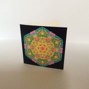 10x10cm 'Winter Star' Greeting Cards