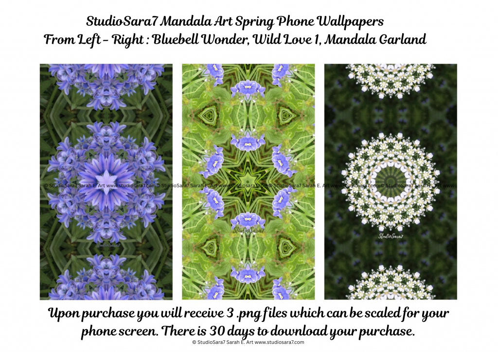 Spring Flowers 3 Pack Phone Wallpaper - Download Item