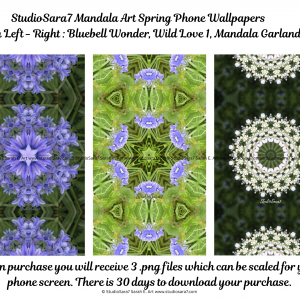 Spring Flowers 3 Pack Phone Wallpaper - Download Item
