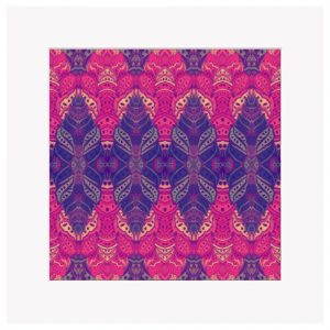 Delica Pinks - 8x8" Fine Art Mounted Print