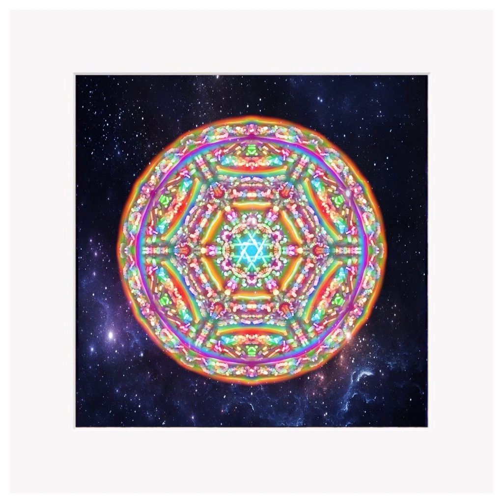 The Galactic Seal - 8x8" Fine Art Mounted Print