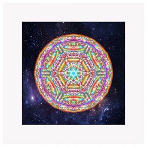 The Galactic Seal - 8x8" Fine Art Mounted Print