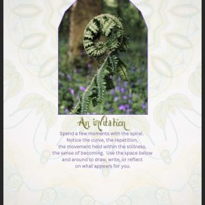 An Invitation - Spiral Inspiration (PDF Download)