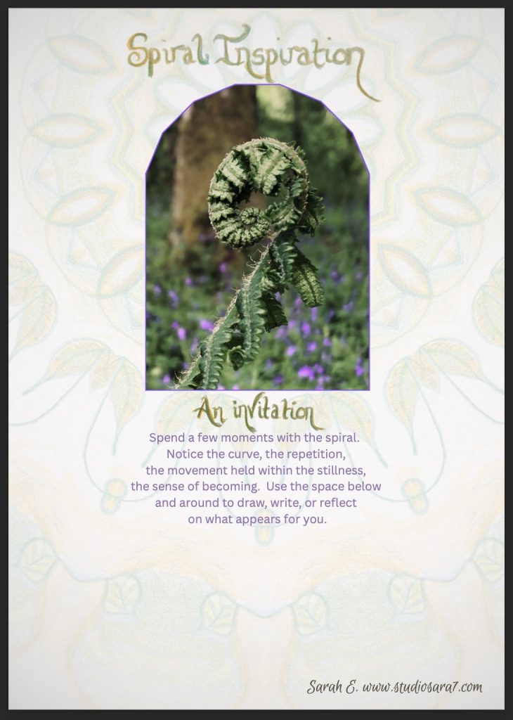An Invitation - Spiral Inspiration (PDF Download)